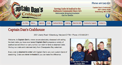Desktop Screenshot of captaindanscrabhouse.com